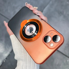 iPhone 13 Pro Yellow Resistant Camera Protection Back Cover With Invisible Kickstand