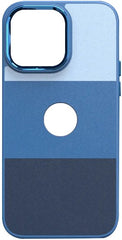 iPhone Leather Hard Skin Mobile Phone Case With Brand Logo Hole - Bharatcase